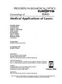 Cover of: Proceedings of medical applications of lasers | 