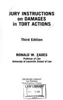 Cover of: Jury instructions on damages in tort actions