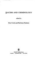 Cover of: Racism and criminology by edited by Dee Cook and Barbara Hudson.