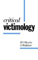 Cover of: Critical victimology: international perspectives