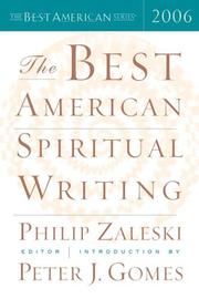 Cover of: The Best American Spiritual Writing 2006 (The Best American Series)