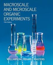 Cover of: Macroscale and Microscale Organic Experiments by Kenneth L. Williamson, Robert Minard, Katherine M. Masters