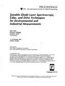 Cover of: Tunable diode laser spectroscopy, lidar, and DIAL techniques for environmental and industrial measurements: 11-14 October 1993, Atlanta, Georgia