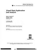 Cover of: Visual data exploration and analysis: 7-8 February 1994, San Jose, California