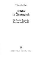 Cover of: Politik in Österreich: die Zweite Republik : Bestand und Wandel
