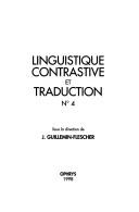 Cover of: Linguistique contrastive et traduction