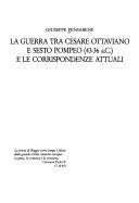 La guerra tra Cesare Ottaviano e Sesto Pompeo (43-36 a.C.) e le corrispondenze attuali by Giuseppe Pensabene