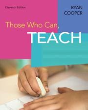 Those Who Can Teach by James M. Cooper