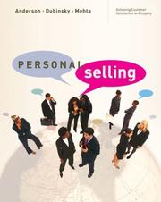 Cover of: Personal Selling by Rajiv, M.D. Mehta, Alan J. Dubinsky