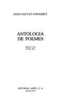 Cover of: Antologia de poemes by Joan Salvat-Papasseit