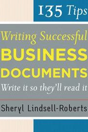 Cover of: 135 tips for writing successful business documents