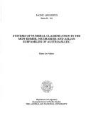 Systems of numeral classification in the Mon-Khmer, Nicobarese and Asian subfamilies of Austroasiatic by Karen Lee Adams