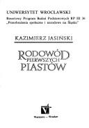 Cover of: Rodowód pierwszych Piastów