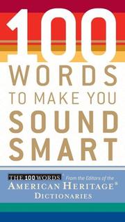 Cover of: 100 Words To Make You Sound Smart (100 Words)