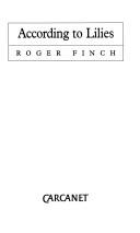 Cover of: According to lilies by Roger Finch