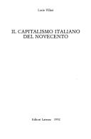 Cover of: Il Capitalismo italiano del Novecento by [a cura di] Lucio Villari.
