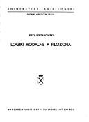 Cover of: Logiki modalne a filozofia by Jerzy Perzanowski