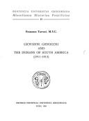 Cover of: Giovanni Genocchi and the Indians of South America, 1911-1913 by Francesco Turvasi