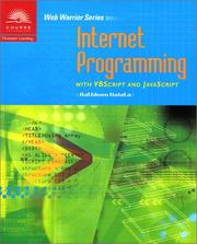 Cover of: Internet Programming with VBScript and JavaScript (Web Warrior Series) by Kate Kalata