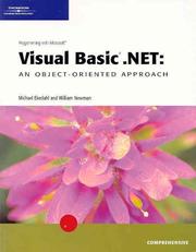 Cover of: Programming with Microsoft Visual Basic .NET by Michael Ekedahl, William Newman