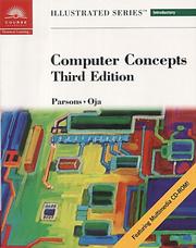 Cover of: Computer Concepts - Illustrated Introductory, Third Edition by June Jamrich Parsons, Dan Oja, June Jamrich Parsons, Dan Oja