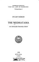 Cover of: The Wedhatama: an English translation