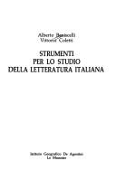 Cover of: Strumenti per lo studio della letteratura italiana