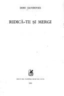 Cover of: Ridică-te și mergi by Doru Davidovici