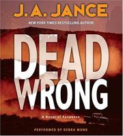 Cover of: Dead Wrong CD (Joanna Brady Mysteries) | J. A. Jance