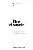 Cover of: Etre et savoir