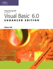 Cover of: Programming with Visual Basic 6.0, Enhanced Edition by Diane Zak