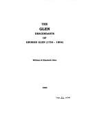 Cover of: The Glen descendants of George Glen (1724-1804) by Glen, William