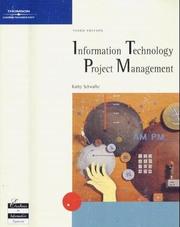 Cover of: Information technology project management by Kathy Schwalbe
