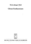 Cover of: Glosas Emilianenses