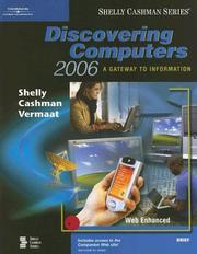 Cover of: Discovering Computers 2006 by Gary B. Shelly, Thomas J. Cashman, Misty E. Vermaat