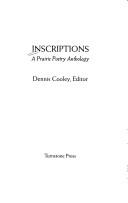 Cover of: Inscriptions: a prairie poetry anthology