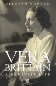 Cover of: Vera Brittain: a feminist life