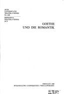 Cover of: Goethe und die Romantik