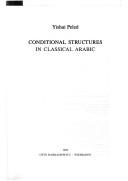 Conditional structures in classical Arabic by Yishai Peled