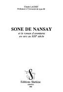 Cover of: Sone de Nansay et le roman d'aventures en vers au XIIIe siècle