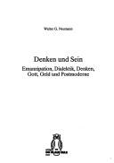 Cover of: Denken und Sein by Neumann, Walter.