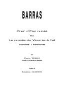 Cover of: Barras, chef d'Etat oublié, ou, Le procès du vicomte à l'ail contre l'histoire by Pierre Temin