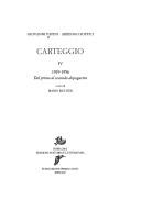 Cover of: Carteggio by Papini, Giovanni