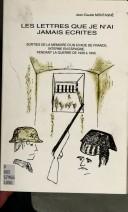 Les lettres que je n'ai jamais écrites by Jean Claude Montagné