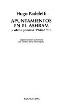 Cover of: Apuntamientos en el ashram y otros poemas, 1944-1959