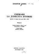 Cover of: Chemare la judecata istoriei