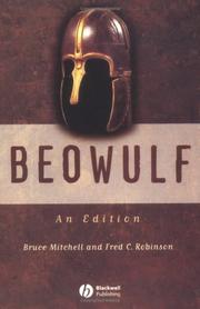 Cover of: Beowulf: An Edition