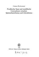 Preussischer Staat und westfälische Unternehmer zwischen Spätmerkantilismus und Liberalismus cover