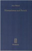 Cover of: Humanismus und Barock