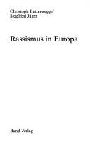 Cover of: Rassismus in Europa